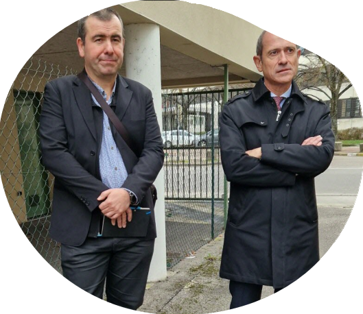 Philippe Girod et Franck Robine préfet